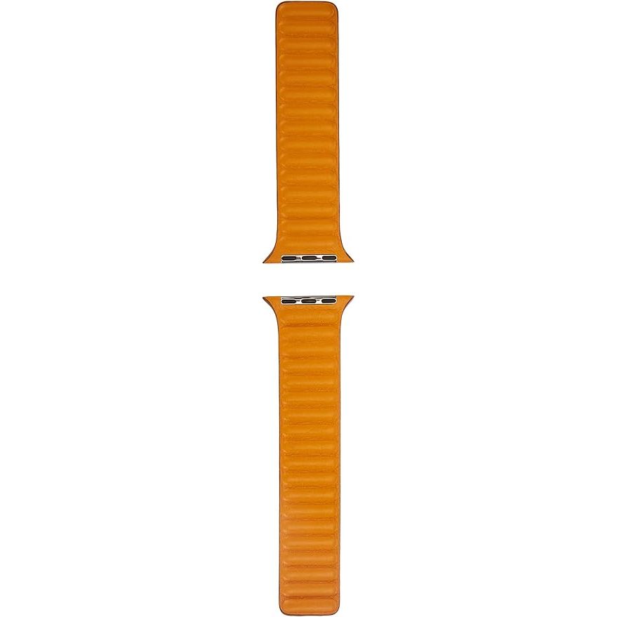 Apple Watch Strap Leather Link (44mm) - California Poppy - 3
